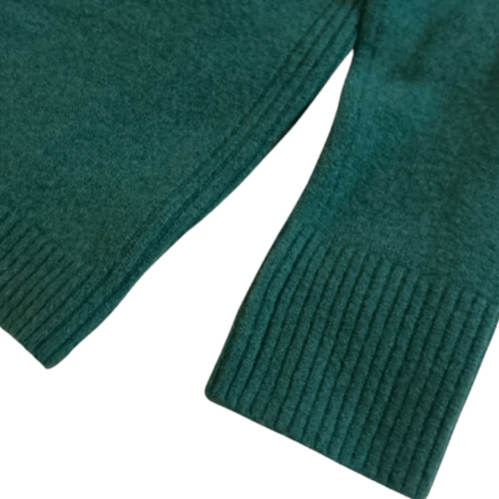 NWT J. Crew Turtleneck sweater in Supersoft Yarn in Green size XXS Oversized fit - Picture 12 of 14